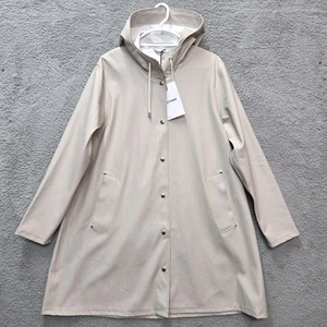 Impermeable Stutterheim Mujer Grande Ligero Arena Mosebacke Capucha Impermeable - Imagen 1 de 15