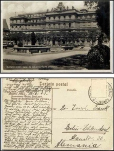 BUENOS AIRES Casa Cobierno Parte Posterior Argentina Argentinien 1933 n/ Berlin - Picture 1 of 1