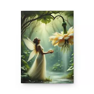 Fairy's Dewdrop Blessing Journal, Enchanted Blank Hard Cover, Lined - Picture 1 of 5