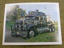 #D502.   1982  BIG RIGS  WEETBIX SANITARIUM CARD  #18  WHITE ROAD BOSS