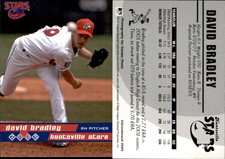 David Bradley 2005 Grandstand Huntsville Stars #NNO Card *AutographDen*