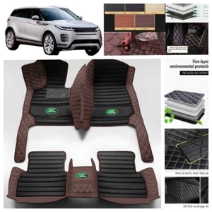 For Land Rover Range Rover Evoque 2012-2025 Car Floor Mats Leather Waterproof - Foto 1 di 35