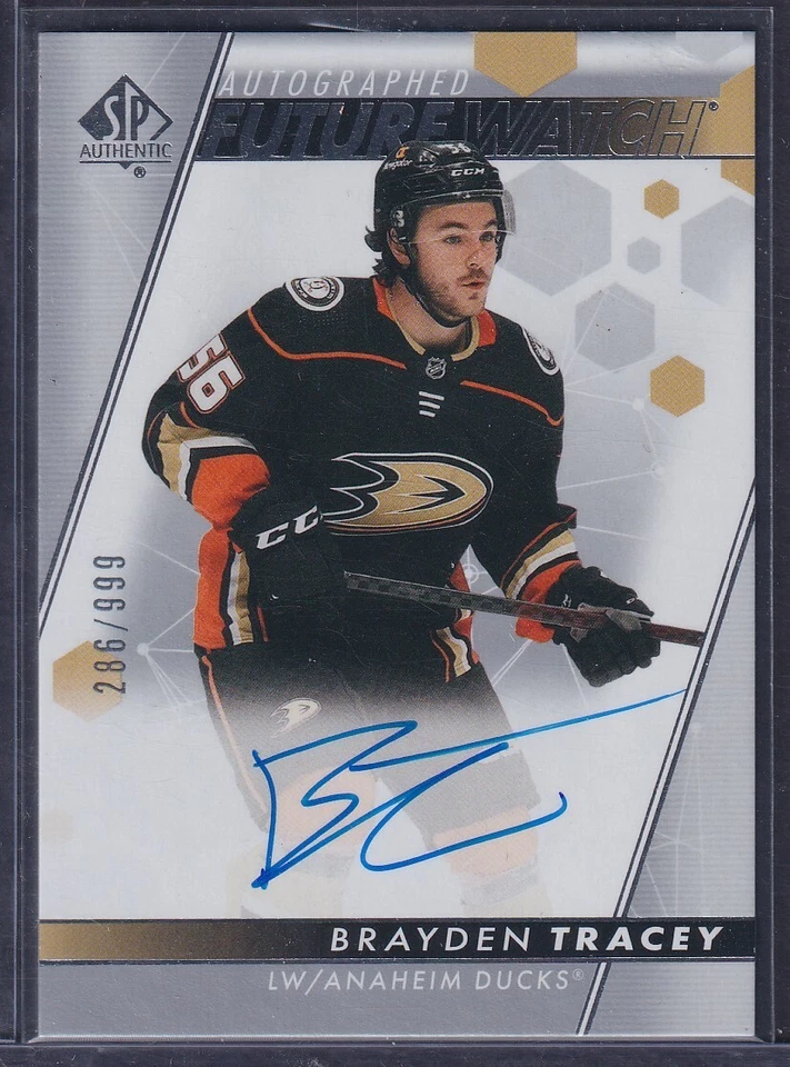 BRAYDEN TRACEY - 2022 SP Authentic Future Watch Auto #110, /999 - Image 1 of 1
