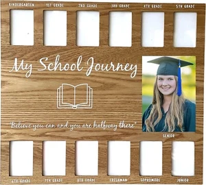 School Years Picture Frame K-12, School Years Photo Frame Pre-K 12, School Days - Picture 1 of 6