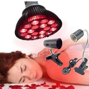 Red Light Therapy Bulb Anti Aging Lamp for Skin SPA Pain Relief Grow Light 20H