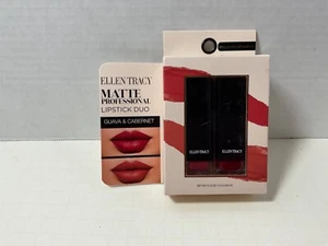 Ellen Tracy Mate Professional Lipstick Duo Guava & Cabernet Brand New - Picture 1 of 2