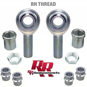 1/2-20 RH Thread x 1/2" Bore Panhard Heim Joint HMS Rod End Fits 3/4 ID Hole BB - Foto 1 di 3