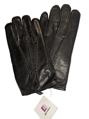 GRANDOE Men's Genuine Leather Seattle Gloves Black, Medium,  New. - Image 1 of 4