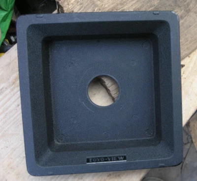 Toyo monorail  5x4  recessed 40mm  lens board for copal  0 34.5 hole 158mm sq - Image 1 of 3