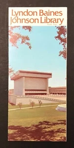 Lyndon Baines Johnson LBJ Library Souvenir Pamphlet Austin TX Texas - Picture 1 of 4