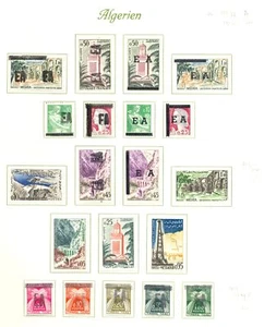 ALGERIA 1962/63 -COL. CV € 346 --* MH- VF  - Picture 1 of 2