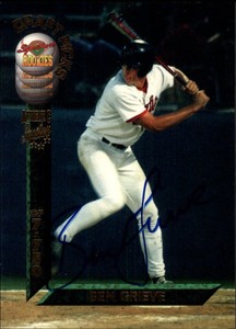 1994 Signature Rookies Draft Picks Signatures #3 Ben Grieve AUTO /7750