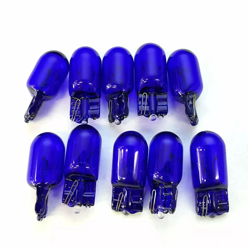 10x T10 168/W5W 5W Halogen White Globe Xenon Sidelight Front Headlight Bulb 12V Foto 1 de 1