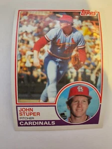1983 TOPPS JOHN STUPER #363 NM - Picture 1 of 1