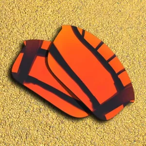 US Polarisierte Gläser Ersatz für Oakley Splitterrand - Orange Rot Verspiegelt - Bild 1 von 5