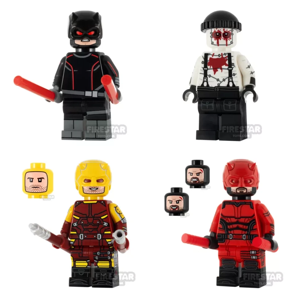 Custom Printed minifigures -Choose Model!- made with real LEGO® Blind Vigilante - Image 1 of 1