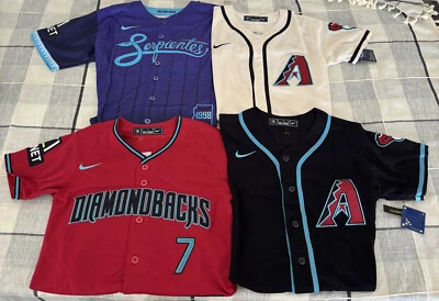 YOUTH New Corbin Carroll Arizona Diamondbacks Jerseys! Ships fast! - Image 1 of 4