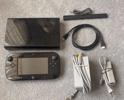 Wii U Console Black 32GB Complete Bundles and Sets! You Pick Games! All Cords! - Image 1 of 4