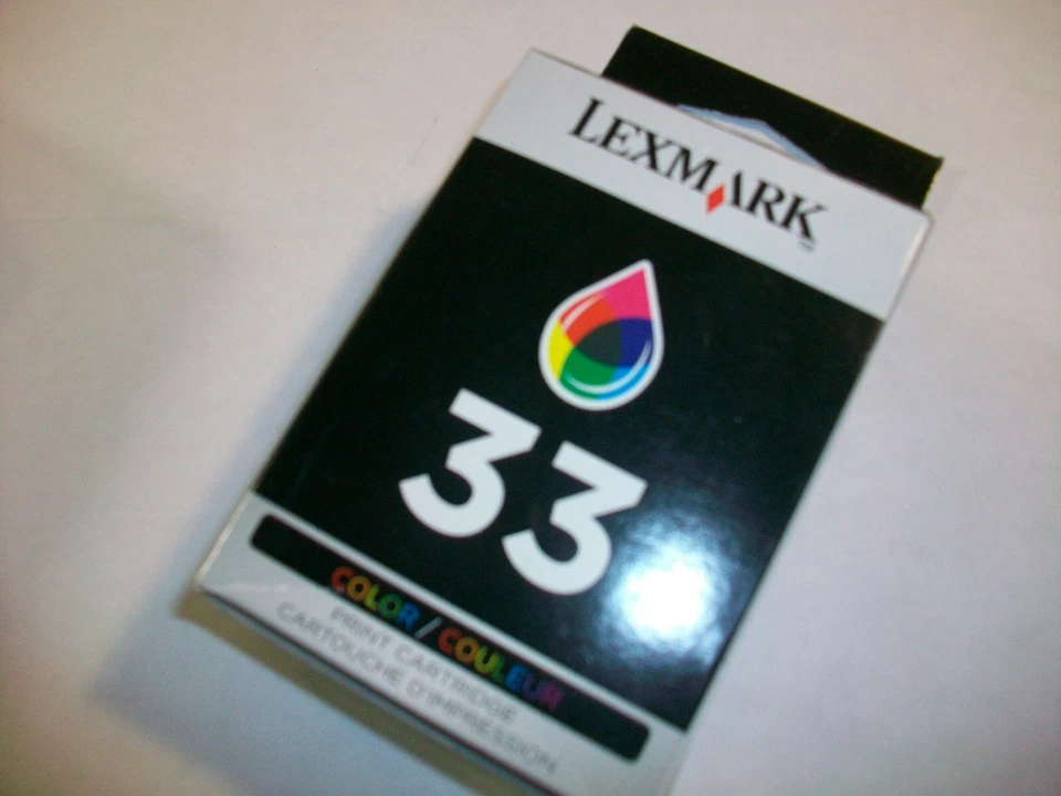Lexmark 32 Bk 18c0032 33 CLR 18c0033 Ink Cartridge Z816 Seal Bag