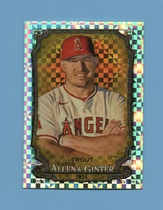 2024 Topps Allen & Ginter Chrome X-fractor #280 Mike Trout **Case Hit** - Picture 1 of 2