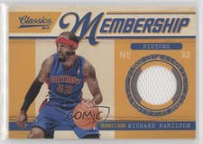 2010-11 Panini Classics Classic Membership Materials /499 Richard Hamilton #42
