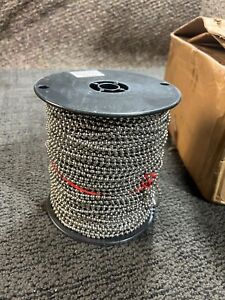 Box of 4 500FT Stainless Steel #10 Metal Beaded Ball Chain RLL-B1-500FT-SS-ROLL