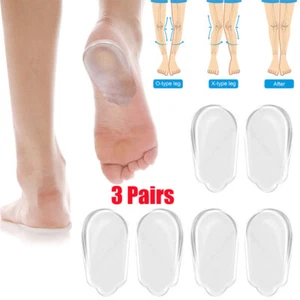 3 Paar mediale & seitliche Fersenkeil Silikon Einlegesohlen, Supination & Pronation korrigierend - Bild 1 von 13
