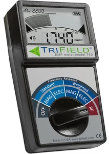 EMF Meter Detects Radio, Magnetic & Electric Fields - for 5G, Cell Towers, Wifi, - Picture 1 of 12