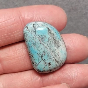 X-LARGE NATURAL Handcut 86.655ct Number Eight (#8 Mine) Turquoise Cabochon - Picture 1 of 6