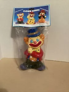 vintage plastic clown bank - Picture 1 of 5