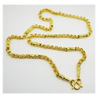 Mix Chain Link 22K 24K Thai Baht Yellow Gold Plated GP Necklace 24 inch Jewelry