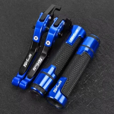 For Suzuki SV650S 1999-2009 CNC Folding Brake Clutch Levers Handlebar Grips sets - Imagem 1 de 4