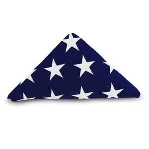 Anley Memorial Flagge amerikanische US-Flagge 5x9,5 Fuß für Veteran USA Begräbnis Sarg Flagge - Bild 1 von 6