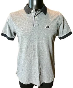 Polo uomo pacifica hooligan taglia media grigia manica corta casual top - Foto 1 di 14