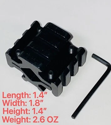 Universal 20mm Picatinny Weaver Barrel Base Mount - Image 1 of 2