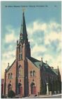 Freeland Pa St Saint Johns Roman Catholic Church Vintage Postcard Pennsylvania
