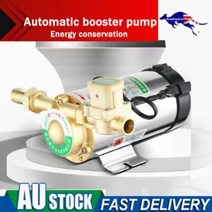 220V 100W Household Automatic Boost Pump Stainless Steel Tap Water Pipeline AU - Picture 1 of 10