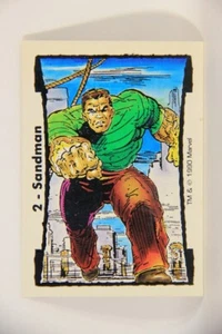 Spider-Man Todd McFarlane Marvel 1990 Trading Card #2 Sandman ENG L011185 - Picture 1 of 2