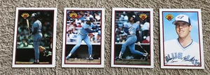1989 MLB Blue Jays Cards Barfield, McGriff, George Bell, Tom Henke - Picture 1 of 2