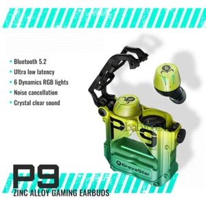 Auriculares inalámbricos GravaStar Sirius Pro P9 Bluetooth Hiphop geniales para juegos - Imagen 1 de 14