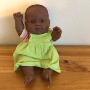 Berenguer African American Doll 13" Fine Details Babes Lot of 2 - Picture 1 of 8