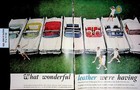 1958 Wonderful Leahter Mercury Buick Oldsmobile Packard Vintage Print ad 7385