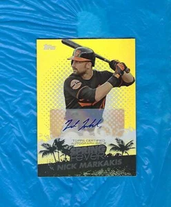 Nick Markakis Auto 2013 Topps Spring Fever Autograph #262/345! ! - Bild 1 von 1
