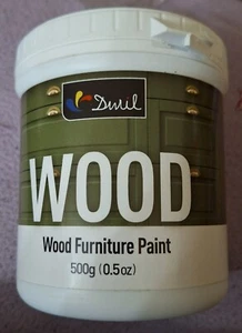 Duril Wood Furniture Paint - 500g / 16 oz for Cabinets, Doors, Tables, Gray NEW - Picture 1 of 2