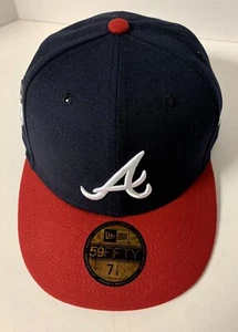 Atlanta Braves ball cap Brand New World Series logos Size 7 1/8 (M) Era 59Fifty - Picture 1 of 9