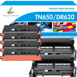 4x TN650 + 2x DR620 Compatible for Brother HL-5340D 5380DN MFC-8890DW DCP-8085DN - Picture 1 of 11