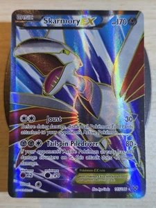 Skarmory EX 145/146 - XY Base Set Full Art Ultra Rare Pokemon Card LP/MP - Picture 1 of 2