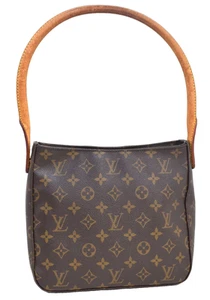 Auth Louis Vuitton Looping MM Shoulder Bag Monogram Canvas M51146 LV 49075 - Picture 1 of 20