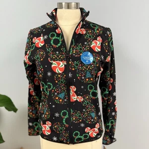 Neu mit Etikett Cherokee Disney Mickey Mouse Weihnachten Peeling Jacke XS schwarz Urlaub Peelings - Bild 1 von 10