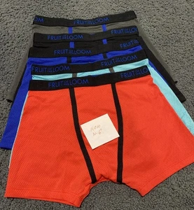 5er Pack Jungen Fruit of the Loom atmungsaktive Micro Mesh Slips Größe M (10-12) - Bild 1 von 7